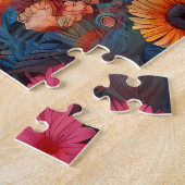 アフリカの鮮やか美しいと伝統 ジグソーパズル (側面)