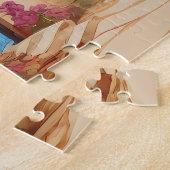 アフリカの鮮やか美しいと伝統 ジグソーパズル (側面)