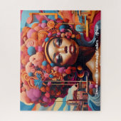 アフリカの鮮やか美しいと伝統 ジグソーパズル (縦)