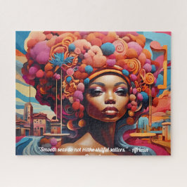 アフリカの鮮やか美しいと伝統 ジグソーパズル