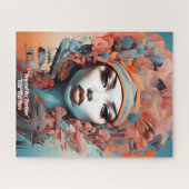 アフリカの鮮やか美しいと伝統 ジグソーパズル (横)