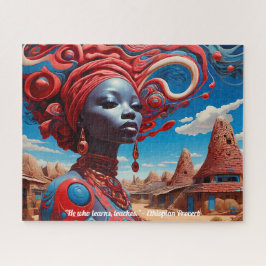 アフリカの鮮やか美しいと伝統 ジグソーパズル