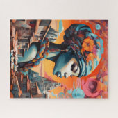 アフリカの鮮やか美しいと伝統 ジグソーパズル (横)