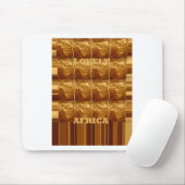 アフリカの黄金ハート マウスパッド (マウス)