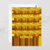 アフリカの黄金約束 ポストカード (正面/裏面)