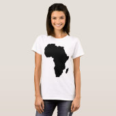 アフリカの黒い形 Tシャツ (正面フル)