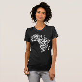 アフリカの黒い星 Tシャツ (正面フル)