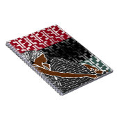 アフリカの黒人女性伝統ヘッドラップ ノートブック (右側)