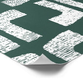 アフリカの黒人女性伝統ヘッドラップ ポスター (角)