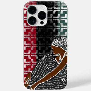 アフリカの黒人女性伝統ヘッドラップ Case-Mate iPhone 14 PRO MAXケース