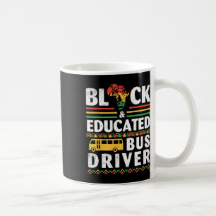 アフリカの黒人歴史月ブラックと教育Bu コーヒーマグカップ