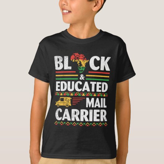 アフリカの黒人歴史月黒人教育を受けた舞 Tシャツ (正面)