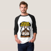 アフリカの鼓動が織りなす旅 Tシャツ (正面フル)