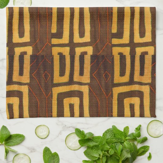 アフリカの キッチンタオル (折り畳み)