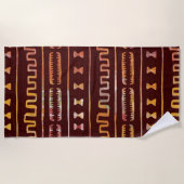 アフリカの ビーチタオル (正面)