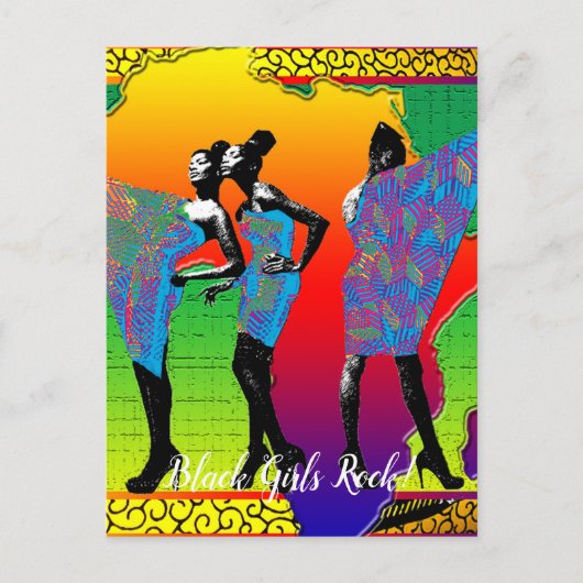 アフリカの ポストカード (正面)