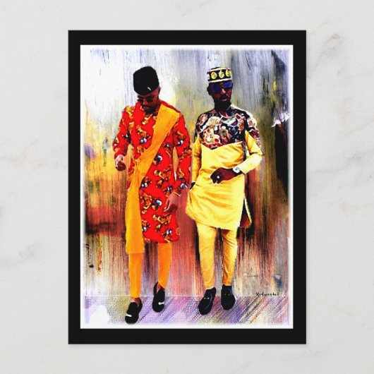 アフリカの ポストカード (正面)