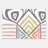 アフリカの ラッピングペーパーシート (正面)