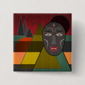 アフリカの 缶バッジ (正面)