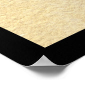 アフリカのAdinkraとKuficアラビア語の羊皮紙 ポスター (角)