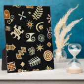 アフリカのAdinkraシンボル フォトプラーク (側面)