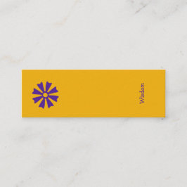 アフリカのAdinkra（知恵）ブックマーク スキニー名刺