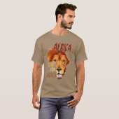 アフリカはおしとやかさには向かないデザイン Tシャツ (正面フル)