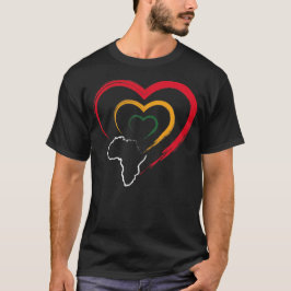 アフリカはその民のバレンタイン Tシャツ