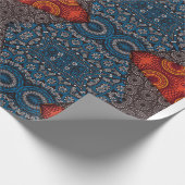 アフリカはっきりしたの部族模様の包装紙 ラッピングペーパー (角)