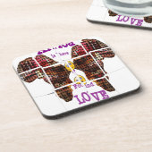 アフリカは愛を見つけた場所だ コースター (左側)