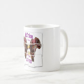 アフリカは愛を見つけた場所だ コーヒーマグカップ (正面右)