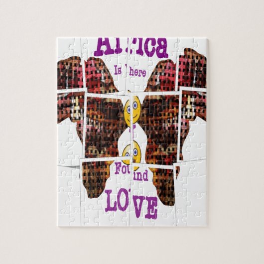 アフリカは愛を見つけた場所だ ジグソーパズル (縦)