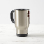 アフリカは愛を見つけた場所だ トラベルマグ (正面左)