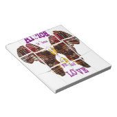 アフリカは愛を見つけた場所だ ノートパッド (アングル)