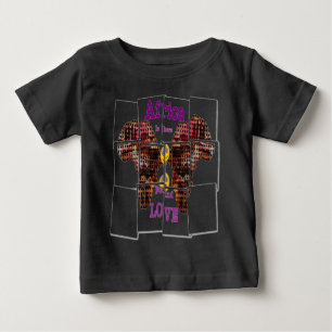 アフリカは愛を見つけた場所だ ベビーTシャツ