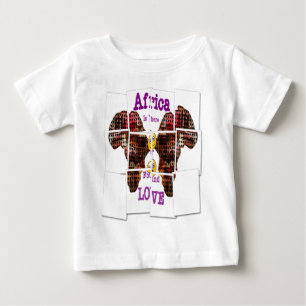 アフリカは愛を見つけた場所だ ベビーTシャツ