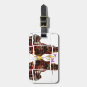 アフリカは愛を見つけた場所だ ラゲッジタグ (正面縦)