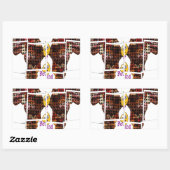 アフリカは愛を見つけた場所だ 長方形シール (シート)