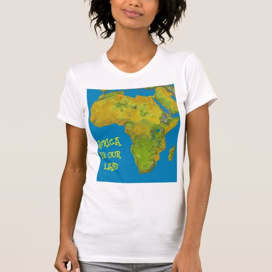 アフリカは我々の国だ Tシャツ (正面)