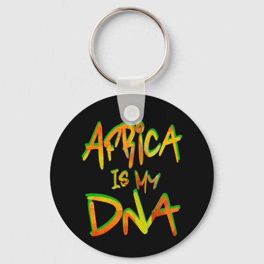 アフリカは私のDna、黒い歴史 キーホルダー (正面)
