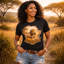 アフリカは謝らない。チーター | アフリカプライド・ワイルドライフ トライブレンドTシャツ