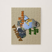 アフリカは野生動物コラージュを呼んでいる ジグソーパズル (縦)