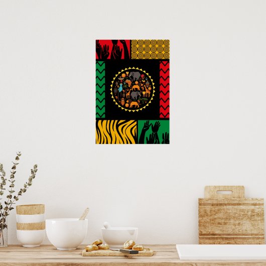 アフリカをテーマにしたポスター ポスター (キッチン)