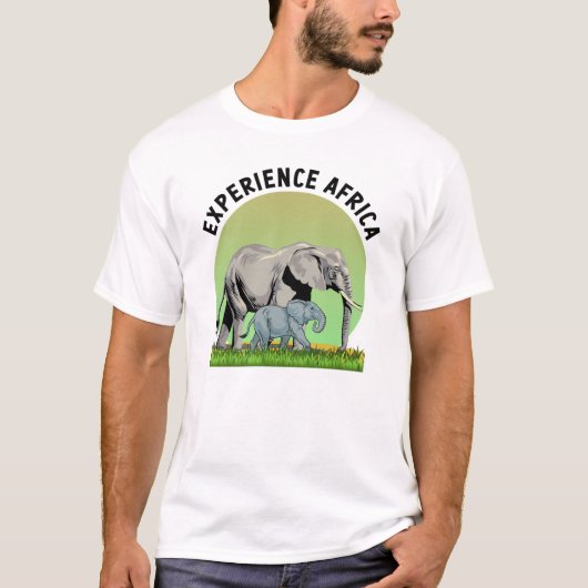 アフリカを体験しよう Tシャツ (正面)