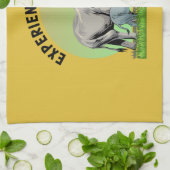 アフリカを体験 キッチンタオル (折り畳み)