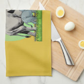 アフリカを体験 キッチンタオル (四つ折り)