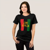 アフリカを愛するTシャツ トライブレンドTシャツ (正面全面)
