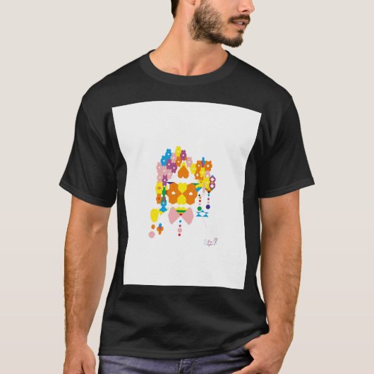 アフリカを描く Tシャツ (正面)