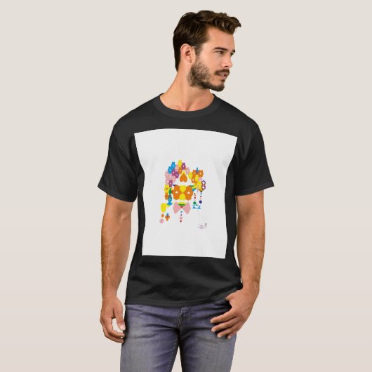アフリカを描く Tシャツ (正面フル)