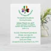 アフリカアイリッシュアメリカンシャムロックファミリー懇親会 招待状 (スタンド正面)